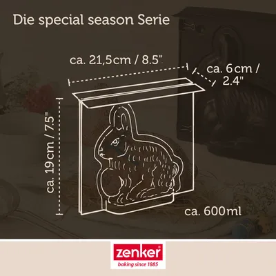 Backform Hase Special - Season, 21,5x19cm | 9100