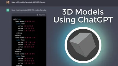 Make 3D Models using ChatGPT - YouTube