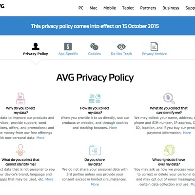 AVG can sell your browsing and search history to advertisers | WIRED UK
