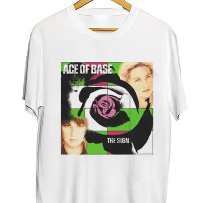 Ace of Base The Sign, альбом, рубашка Ace of Base, футболка Ace of Base,  футболка Ace of Base - купить по выгодной цене | AliExpress