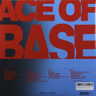Виниловая пластинка ACE OF BASE - HAPPY NATION (ULTIMATE EDITION) | Купить  в магазине Аудиомания