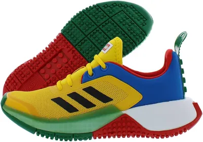 Amazon.com | adidas x Lego Sport Juniors Grade School Big Kids Limited  Collector Edition Collab Shoes (EQT Yellow/Core Black/Red, 4) | Running