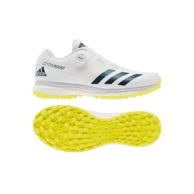 2023 Adidas 22YDS Boost Cricket Shoes - Acid Yellow