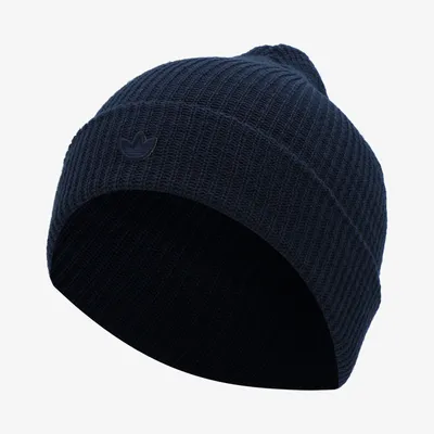 Стильная мужская зимняя шапка med adidas чёрная