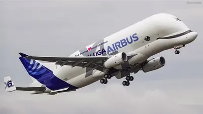 Airbus Beluga makes its landing at Hyderabad International Airport