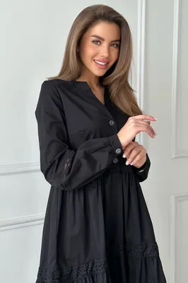 Черные платья из гипюра молодежные, вечерние \"GRACE\" (ID#1312226018), цена:  940 ₴, купить на Prom.ua