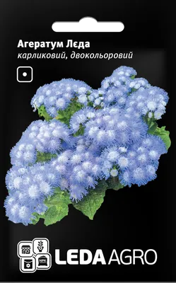 Семена Агератум карлмковый Леда 0,2г LEDAAGRO: от магазина товаров для сада  и огорода «dimsadhorod.com.ua»