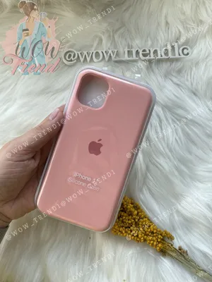 Чехол iPhone 11 Pro Max Silicone Case /pink/ пудра 1:1