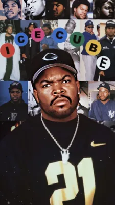 Обои «Кубик льда» | Эстетика рэперов 90-х, Ice Cube рэпер, Рэп обои