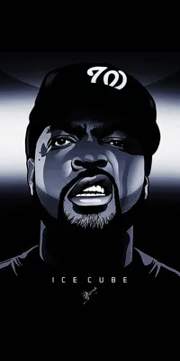 Скачать N.W.A. Рэппер Ice Cube векторные обои | Обои.com