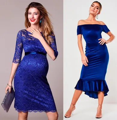 С чем носить и сочетать синее платье? | Просто и практично | Дзен