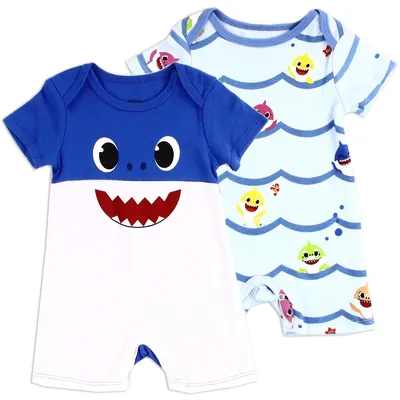 Girls Cotton Round Neck T shirt Shark Print Short - Temu