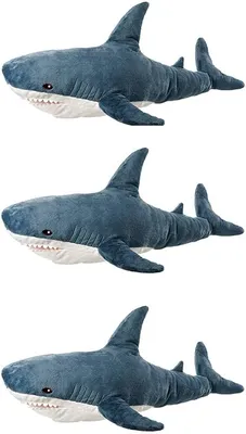 Amazon.com: IKEA BLAHAJ Soft Toy, Shark (Pack of 3, 39 ¼ \")