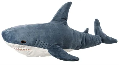 BLÅHAJ Soft toy, shark, 39 ¼\" - IKEA | Shark stuffed animal, Shark plush,  Giant stuffed animals