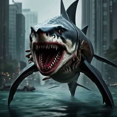 mutant shark by apadude on DeviantArt