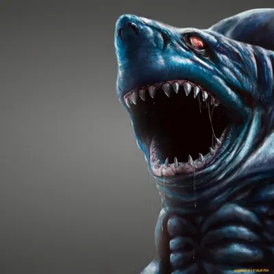 Shark Mutant - 3D Model by andryuha1981