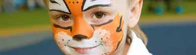 Аквагрим \"Тигруля\" карандашами /// Face painting tiger - YouTube