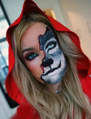 Аквагрим волк Face painting wolf - YouTube