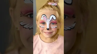 Милый аквагрим «Зайчик» от Дарьи Семидетко #facepainting #bunny  #happyeaster #easter - YouTube