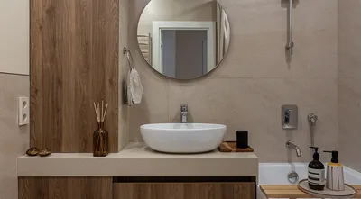 Бежевая ванная комната: 70 идей дизайна интерьера | ivd.ru