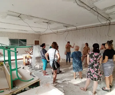 В Запорожской области в школьных аудиториях перед началом учебного года  разбили стены и потолки, меняя электрику - Телеграф