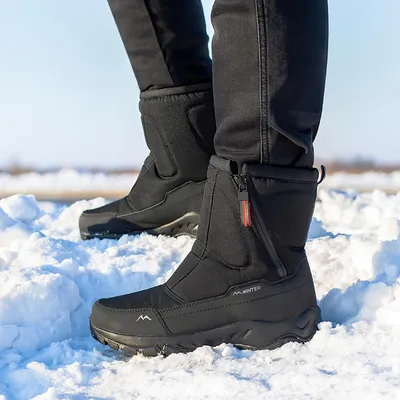 WINTER BAREFOOT BOOTS ALASKAN X BLACK - Magical Shoes