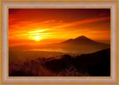 Закат солнца в горах - 57 фото