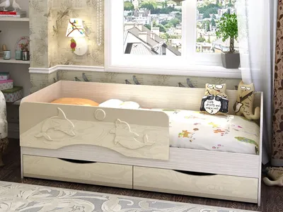 Купить Кровать КР-812 1.6 м Алиса в Ростове-на-Дону, отличные цены на  комбинированные детские кровати | Интернет-магазин мебели Mebelinet