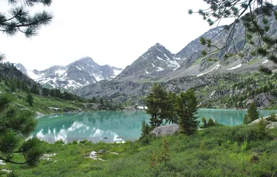 Обои горы, озеро, Алтай картинки на рабочий стол, раздел природа - скачать