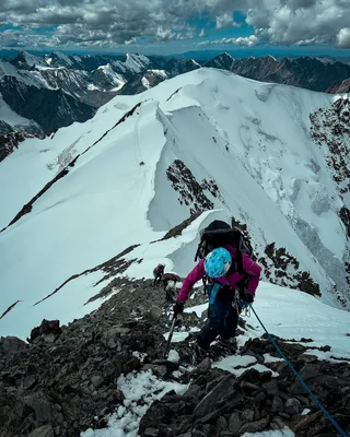 Фото с вершины Актру, 4044 метра. Горный Алтай | Пикабу