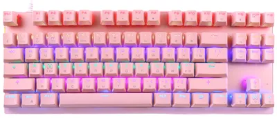 Клавиатура проводная Motospeed K82 Outemu Red USB Pink (mtk82pmr) – отзывы  покупателей | ROZETKA