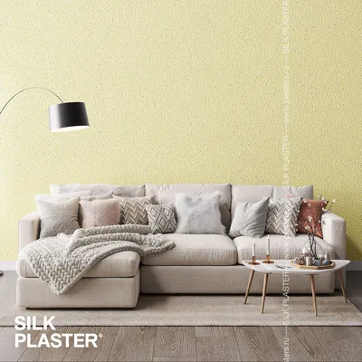 Жидкие обои Silk Plaster Ecodecor 110, желтый