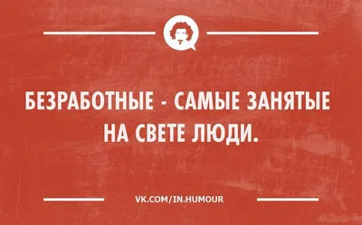 Я знаю очень много шуток про безработных. К сожалению, они все не работают:  анекдоты дня | Живая Кубань