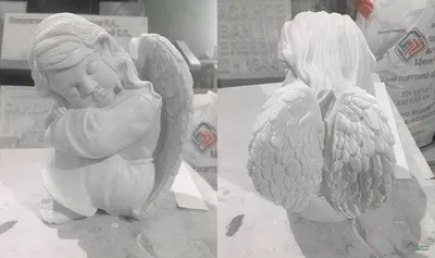 Скульптура ангел для кладбища