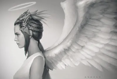 Картинка ангела с крыльями - 82 фото