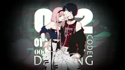 Хиро и Zero Two Darling in the FranXX - Живые Обои - DesktopHut Видео Обои  | Живые Обои