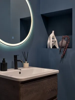 Дизайн ванной темно-синего цвета: 5724 фото лучших интерьеров на INMYROOM