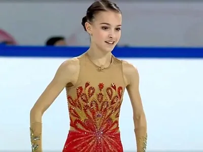 Юная российская фигуристка Анна Щербакова победила на Гран-при в Китае -  Росбалт