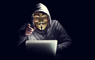Обои ноутбук, анонимус, Anonymous, хакер картинки на рабочий стол, раздел  разное - скачать