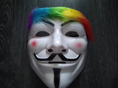 Купить Маска Гая Фокса V Вендетта Анонимуса Anonymous, цена 95 грн —  Prom.ua (ID#5388960)