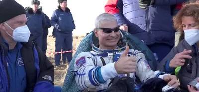 Астронавт НАСА Марк Ванде Хей возвращается на Землю после рекордного космического полета – ABC News