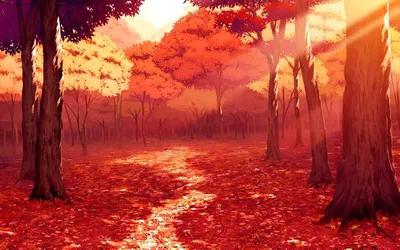 фоны для аниме: 10 тыс изображений найдено в Яндекс.Картинках | Anime  scenery, Landscape wallpaper, Autumn scenery