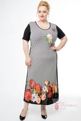 Р25-0744 Платье DARKWIN вискоза аппликация-цветы