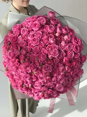 Кустовые пионовидные розы Мисти Баблз - купить в Москве | Flowerna