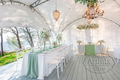 Свадебное оформление шатра Villa Verde - Артмикс Декор