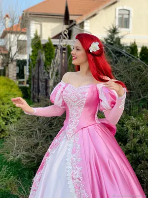 Ariel/Gallery - DisneyWiki | Ariel pink dress, Ariel wedding dress, Disney  dresses