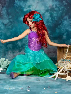 Disney Princess Ariel Children's Dress Perfect for Halloween or Dress Up -  Walmart.com