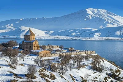 Армения Севан зимой - 34 фото