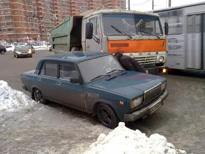 Камаз VS ВАЗ 2107|Авария друга... / блог сообщества Москва / smotra.ru