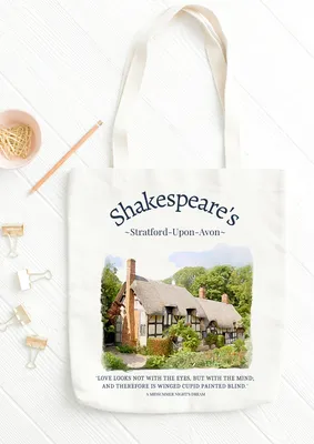 Shakespeare's Stratford-Upon Avon Tote Bag | Love British Lifestyle
